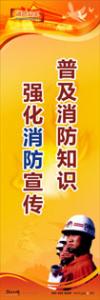 消防標語 消防宣傳標語 消防安全宣傳標語 普及消防知識，強化消防宣傳