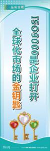 iso9000標(biāo)語 品質(zhì)標(biāo)語 品質(zhì)宣傳標(biāo)語 ISO9000是企業(yè)打開全球化市場(chǎng)的金鑰匙