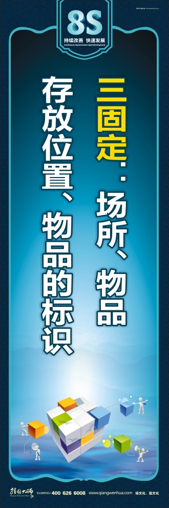 8s圖片 三固定：場所、物品存放位置、物品的標識